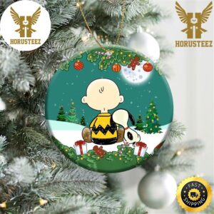 Christmas Snoopy And Charlie Brown Decorations Christmas Ornament
