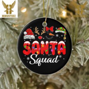 Christmas Squad Funny Xmas Family Matching Christmas Tree Decorations Ornament