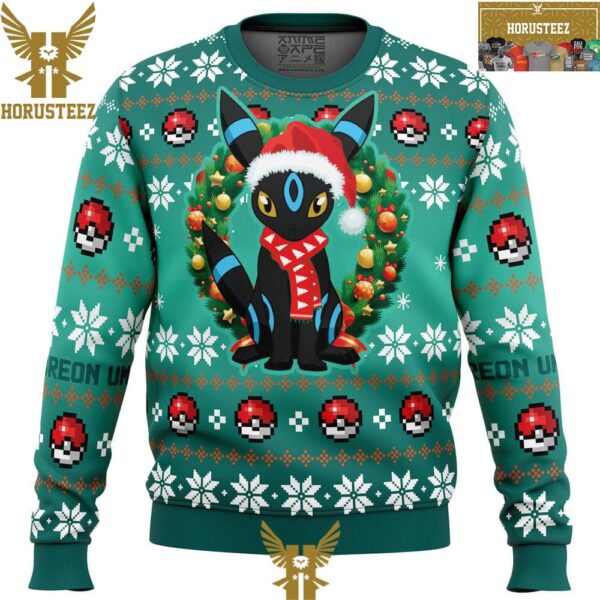Christmas Umbreon Pokemon Christmas Holiday Ugly Sweater