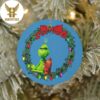 Christmas Wreath Grinch And Max 2023 Grinch Arm Holding Decorations Christmas Ornament