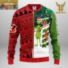 Cincinnati Bengals Funny Mickey Mouse Football NFL Christmas Ugly Sweater