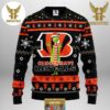 Cincinnati Bengals Grinch Christmas Light NFL Best For Xmas Holiday Christmas Ugly Sweater
