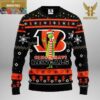Cincinnati Bengals Funny Grinch And His Dog Max Christmas Ugly Sweater