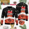 Cincinnati Footballs Rick Morty NFL Christmas Ugly Sweater
