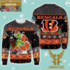 Cincinnati Bengals Grinchs Xmas Day Black Christmas Ugly Sweater