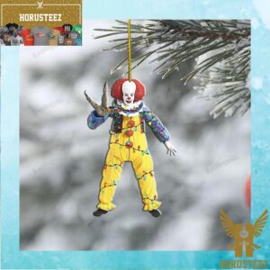 Clown With Monster Hands LED Lights Horror Christmas Tree Decorations Ornament