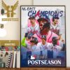 Congratulations to Atlanta Braves Are The 2023 NL East Champions For The 6th Straight Season Home Decor Poster Canvas