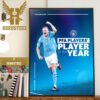 Congratulations to Erling Haaland Is The 2022-23 UEFA Mens Player Of The Year Home Decor Poster Canvas