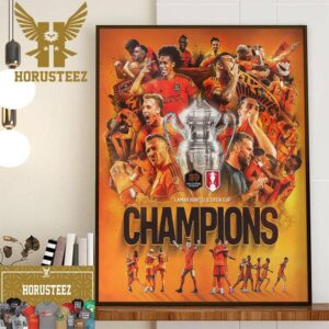 Congratulations to Houston Dynamo FC Are 2023 Lamar Hunt US Open Cup Champions Home Decor Poster Canvas