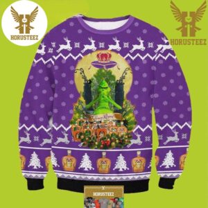 Crown Royal Whisky Grinch Best For Xmas Holiday Christmas Ugly Sweater