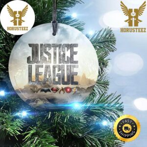 DC Comics Justice League Movie Logos DC Comics Decorations Christmas Ornament