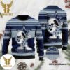 Dallas Cowboys Dabbing Santa Claus NFL Christmas Ugly Sweater