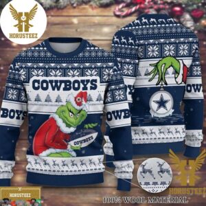 Dallas Cowboys Grinch Stolen Gifts Football Fans Best For Xmas Holiday Christmas Ugly Sweater