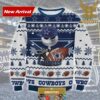 Dallas Cowboys Groot Hug NFL White Christmas Ugly Sweater