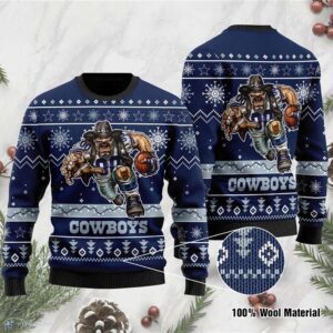 Dallas Cowboys Mascot Cowboys Christmas Ugly Sweater