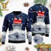 Dallas Cowboys NFL Cute Grinch Hug Christmas Ugly Sweater