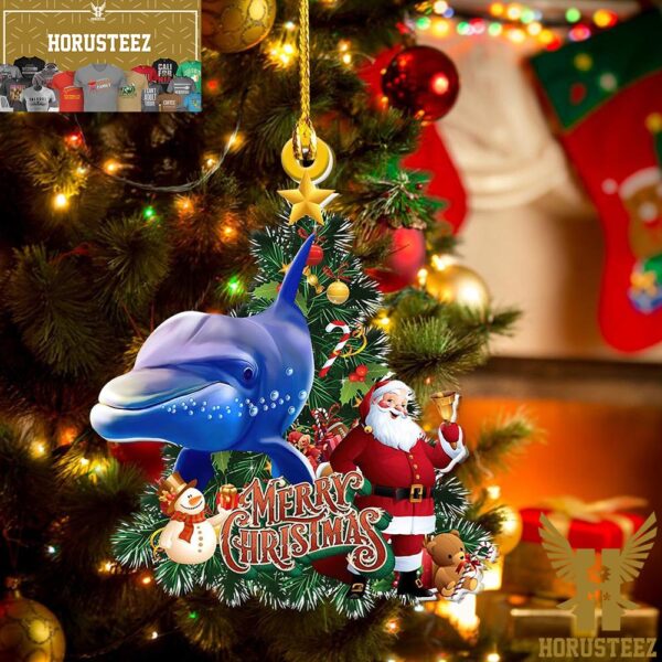 Dolphin My Spirit Animal Christmas Tree Decorations Ornament