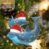 Dolphin Reindeer Christmas Tree Decorations Ornament