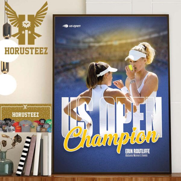 Erin Routliffe And Gaby Dabrowski Are The US Open Womens Doubles Champion Home Decor Poster Canvas