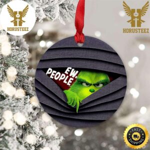 Ew People Grinch Hand Holding Decorations Christmas Ornament