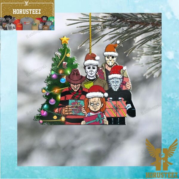 Five Dangerous Villains With Santa Christmas Tree Decorations Ornament