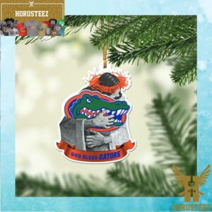 Florida Gators NCAA Jesus Christ Hug Christmas Tree Decorations Ornament