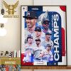 Houston Astros Vs Seattle Mariners Battle For The 3rd AL Wild Card MLB Postseason Home Decor Poster Canvas