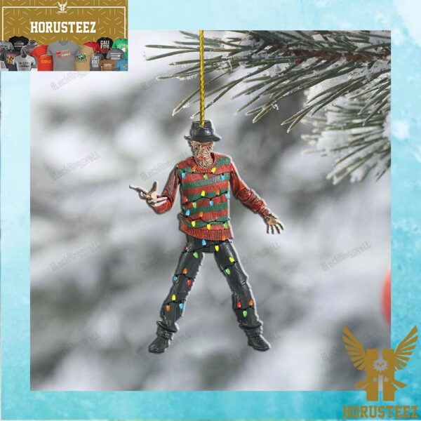 Freddy Krueger With Claws Led Lights Horror Christmas Tree Decorations Ornament