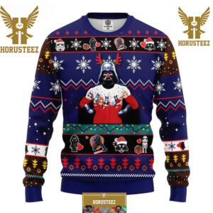Funny Reindeer Darth Vader In Star Wars Funny Christmas Ugly Sweater