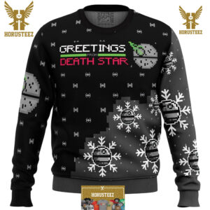 Greetings From Death Star In Star Wars Funny Christmas Ugly Sweater