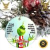 Grinch Face Lover Gift Christmas Grinch Decorations Christmas Ornament