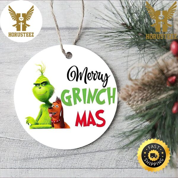 Grinch Face Lover Gift Christmas Grinch Decorations Christmas Ornament
