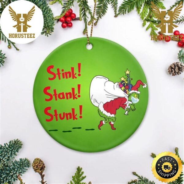 Grinch Hand Christmas Stink Stank Stunk Grinch Arm Holding Decorations Christmas Ornament