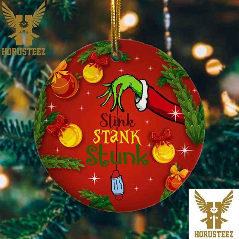 Grinch Hand Stink Stank Stunk Christmas Grinch Christmas Tree Decorations Ornament Horusteez 7411