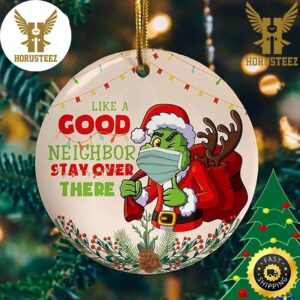 Grinch Santa Like A Good Neighbor Stay Over There Grinch Tree Decorations Christmas Ornament