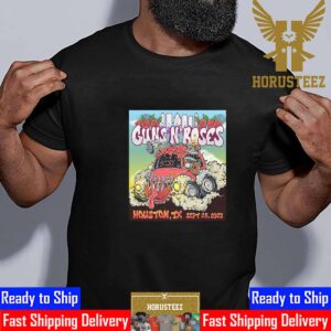 Guns N Roses At Houston TX Sept 28th 2023 Unisex T-Shirt