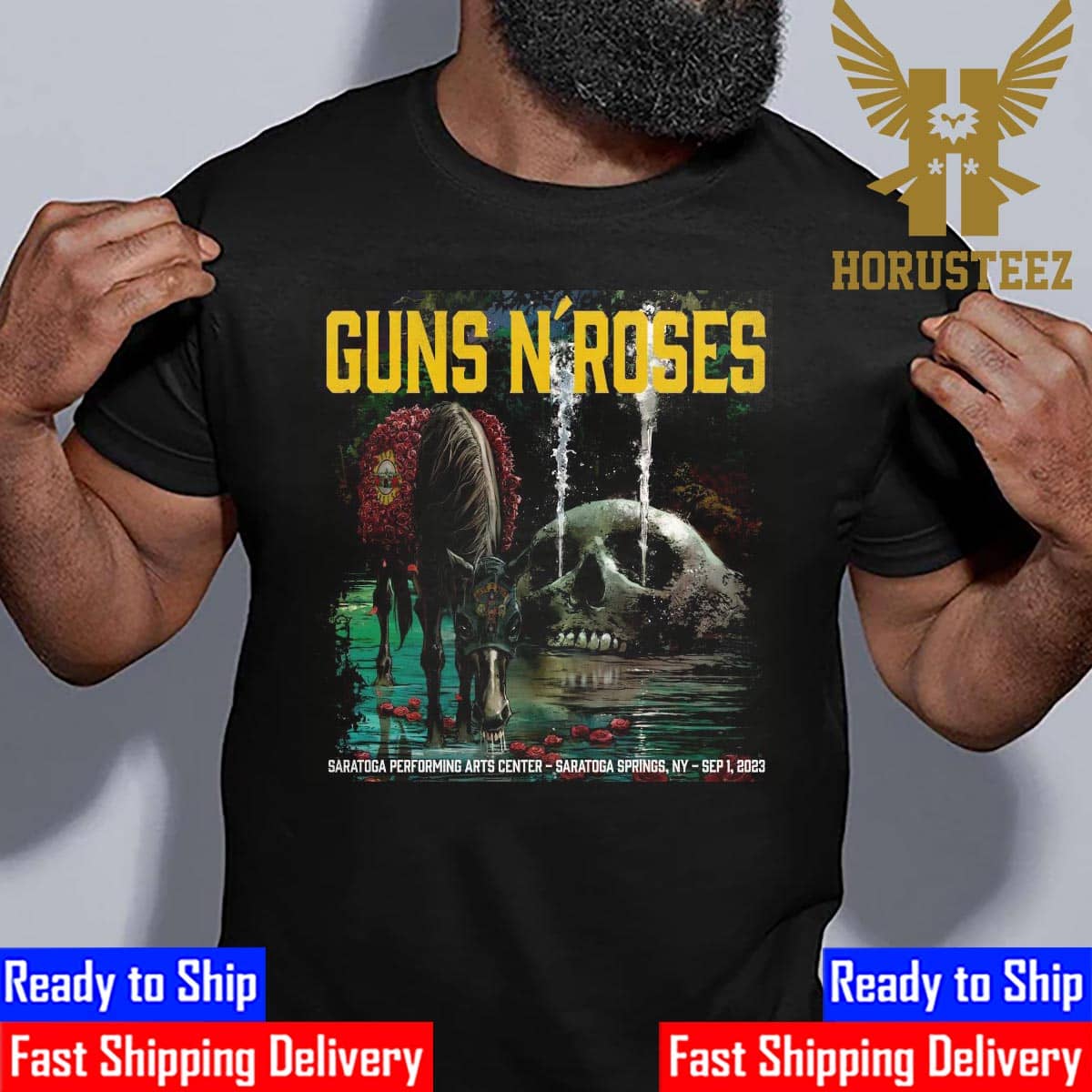 Guns N Roses Saratoga Performing Arts Center - Saratoga Springs NY September 1 2023 Unisex T-Shirt