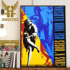 Guns N Roses Use Your Illusion I and Use Your Illusion II Official Poster Home Decor Poster Canvas