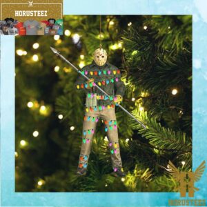 Jason Voorhees Spear Horror Led Lights Christmas Tree Decorations Ornament