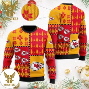 Kansas City Chiefs Gifts For NFL And Chiefs Fans Christmas Ugly Sweater
