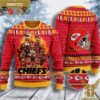 Kansas City Chiefs HoHoHo Mickey NFL Christmas Ugly Sweater