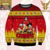 Kansas City Chiefs Mascot Player Black Christmas Ugly Sweater