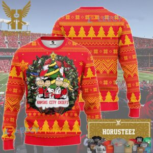 Kansas City Chiefs Snoopy The Peanuts Friends Christmas Ugly Sweater