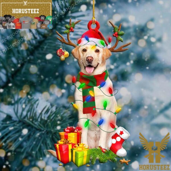 Labrador Light Christmas Shape Christmas Tree Decorations Ornament