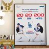 Houston Astros Vs Seattle Mariners Battle For The 3rd AL Wild Card MLB Postseason Home Decor Poster Canvas