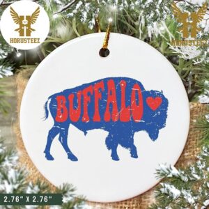 Love Buffalo Bills Christmas NFL Hallmark Decorations Christmas Ornament