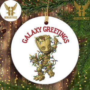 Marvel Christmas Groot Galaxy Greetings Marvel Christmas Decorations Christmas Ornament