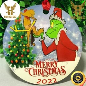 Merry Christmas 2023 Grinch Inspired Grinch Christmas Tree Decorations Christmas Ornament