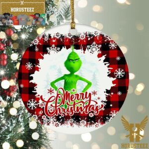 Merry Christmas Funny Grinch Christmas Tree Decorations Ornament