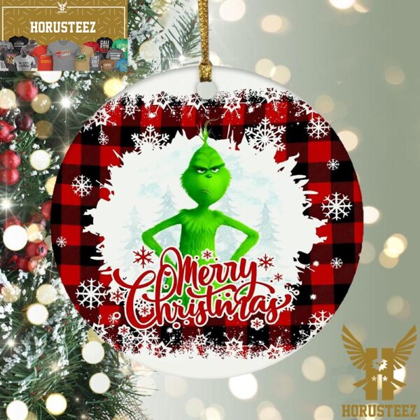Merry Christmas Funny Grinch Christmas Tree Decorations Ornament